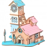 Woodcraft Drewniane puzzle 3D Willa nad rzeką