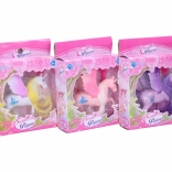 Jednorożec z kolorową grzywą 12 cm