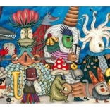 Panoramiczne puzzle Orkiestra 500 elementów DJECO