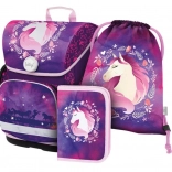 baagl szkolny zestaw ergo koń – tornister, piórnik i worek