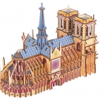 Drewniane 3D puzzle Katedra Notre-Dame