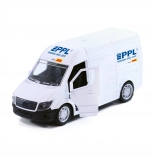 Metalowy samochód PPL z otwieranymi drzwiami