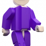 Zestaw figurek Seváček fioletowy SEVA – duży i mały