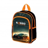 dziecięcy przedszkolny plecak z motywem auta