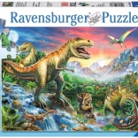Puzzle Ravensburger Wiek Dinozaurów 100 elementów
