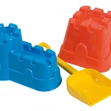 ANDRONI foremki do piasku – mury z łopatką (mix kolorów)