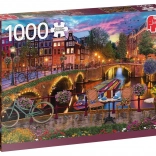 JUMBO puzzle kanały wodne w Amsterdamie – 1000 elementów