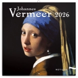 Kalendarz notatkowy Johannes Vermeer 2026