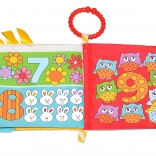 Materiałowa książeczka dla niemowląt 15 × 15 cm