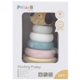 Drewniana piramida do układania piesek POLARB