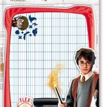 Zmazywalna dwustronna tablica A4 HARRY POTTER z markerem