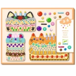 Zestaw kreatywny Mozaika Babeczki od Djeco