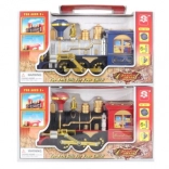 Dymiąca plastikowa lokomotywa na baterie