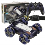 Zdalnie sterowany samochód z kołami omnidirectionalnymi i sterowaniem gestami