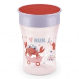 NUK kubek Magic Cup z pokrywką 230 ml czerwony