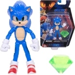 Figurka SONIC 3 jeż Sonic 12 cm z szmaragdem