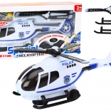 Policyjny śmigłowiec ratunkowy ze światłami i dźwiękami