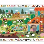 Puzzle obserwacyjne Farma 35 elementów