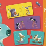 DJECO Duo puzzle Przeciwieństwa