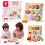 Drewniany zestaw do krojenia warzyw Classic World