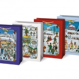 Świąteczna torba prezentowa L z motywami JOSEF LADA