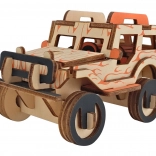 Drewniane 3D puzzle Jeep