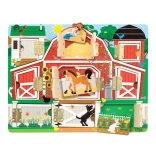 Drewniana farma z drzwiczkami Hide & Seek od Melissa & Doug