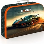 Dziecięca walizka laminowana Auto 34 cm