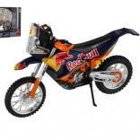 Metalowy model motocykla BBURAGO RED BULL KTM Rally Dakar 2019, 1:18