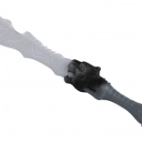 Świecący miecz z rękojeścią w kształcie lwa – szary