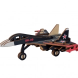 Drewniane 3D puzzle myśliwiec