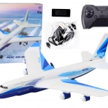 Zabawny samolot R/C ze światłami