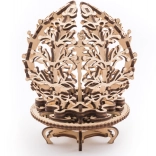 Drewniane mechaniczne puzzle 3D kwiat UGEARS (101 elementów)