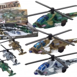 Wojskowy aluminiowy helikopter z dźwiękiem i światłami