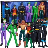 Zestaw 6 figurek DC Comics – Batman, Robin, Nightwing, Joker, Człowiek Zagadki i Copperhead 28 cm