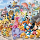 Puzzle Disney – pochód postaci 200 elementów Educa