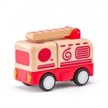 Wóz strażacki z oświetleniem i sygnałem