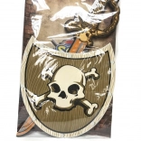 Piankowy miecz i tarcza pirat