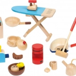 Drewniane zabawki Goki, sprzęt AGD do odgrywania ról