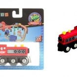 Maxim parowa lokomotywa – czerwona