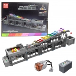 Konstrukcyjny tor kulkowy z silnikiem elektrycznym, 1038 elementów