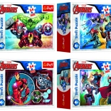 Minipuzzle Avengers 54 elementów w pudełku