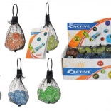 Szklane kulki w siatce