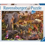Ravensburger puzzle Afrykańskie zwierzęta 3000 szt.