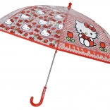 Automatyczny parasol Hello Kitty 48 cm czerwony