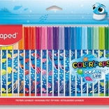 Flamastry MAPED Color’Peps Ocean Life, 24 szt.