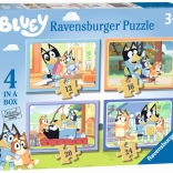 Puzzle 4w1 Bluey od Ravensburger