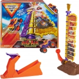 Monster Jam El Toro Loco Big Air Challenge rampa z wyrzutnią i autem