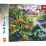 Puzzle Trefl drapieżne dinozaury 200 elementów