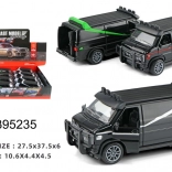 Metalowy transporter samochodów z funkcją pull-back